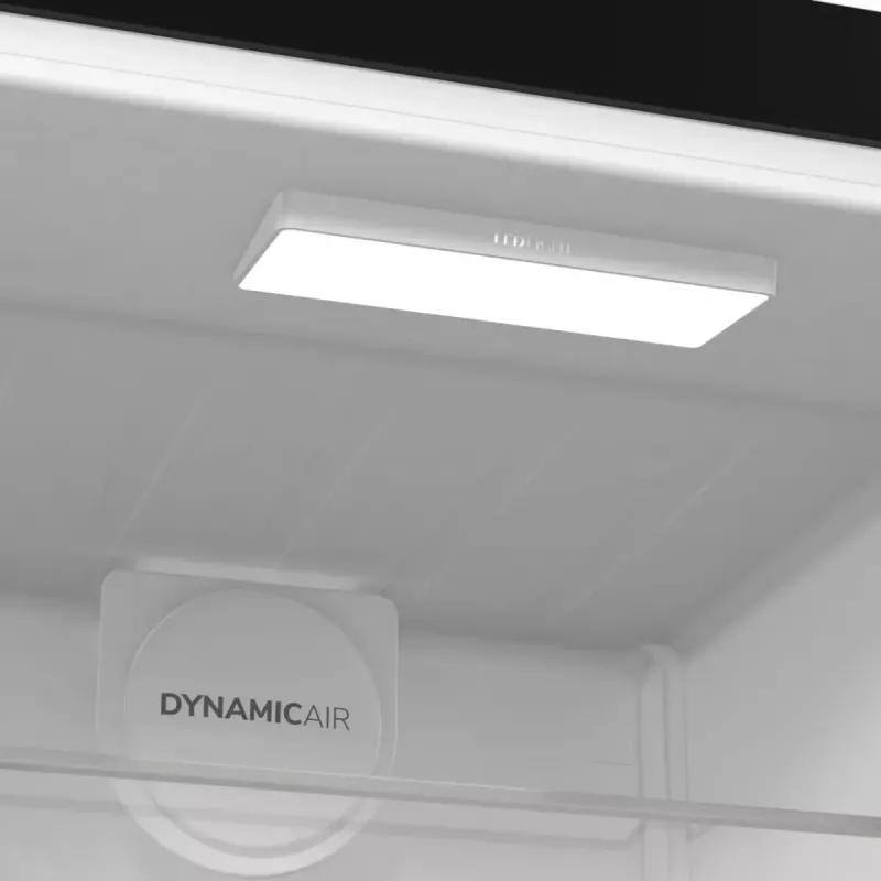 Laisvai pastatomas šaldytuvas Gorenje R619EABK6, 398 L, juodas, LED ekranas, E klasė, 1850×595×663 mm