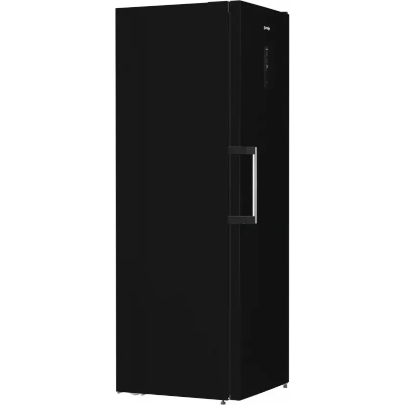 Laisvai pastatomas šaldytuvas Gorenje R619EABK6, 398 L, juodas, LED ekranas, E klasė, 1850×595×663 mm