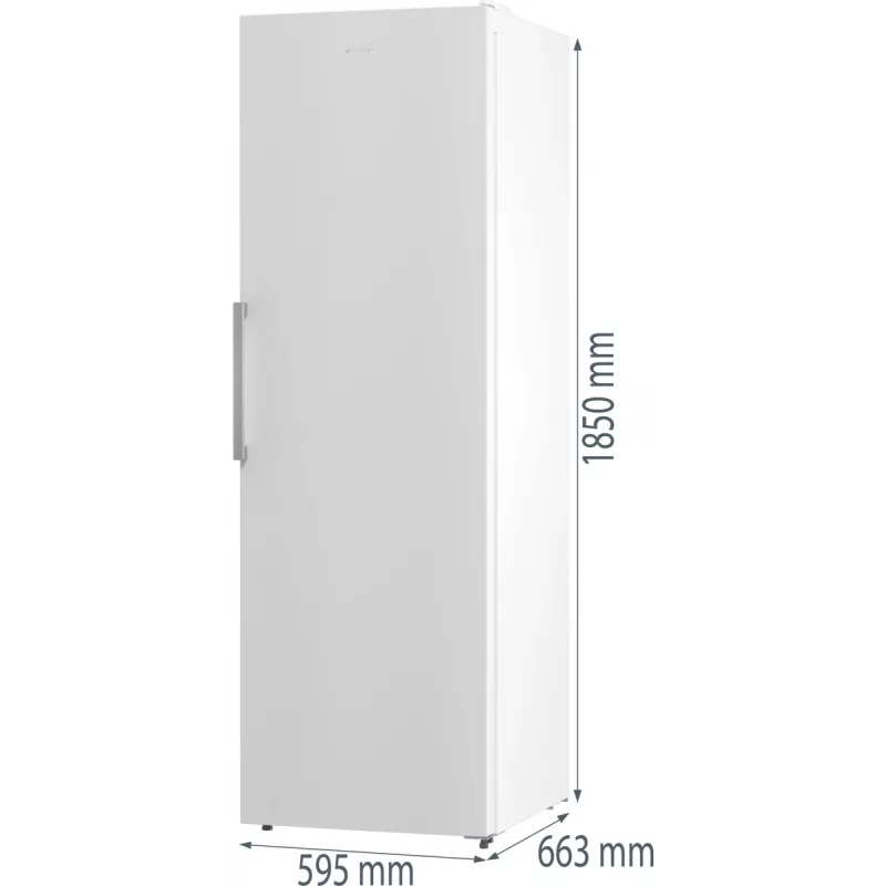 Gorenje FN619EEW5 BK070B šaldiklis, 280 L, 12.6 kg/24h, SN-N, No Frost, E, Baltas