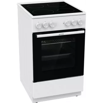 Gorenje GEC5A41WG Laisvai pastatoma viryklė Elektrinė Keraminė kaitlentė Balta