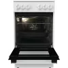 Gorenje GEC5A41WG Laisvai pastatoma viryklė Elektrinė Keraminė kaitlentė Balta
