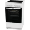 Gorenje GEC5A41WG Laisvai pastatoma viryklė Elektrinė Keraminė kaitlentė Balta