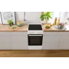 Gorenje GEC5A41WG Laisvai pastatoma viryklė Elektrinė Keraminė kaitlentė Balta