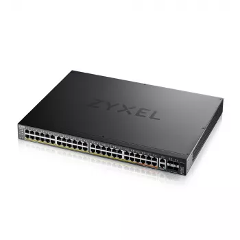 Zyxel XGS2220-54HP valdomas L3 gigabitinio eterneto (10/100/1000) maitinimo per eternetą (PoE) komutatorius