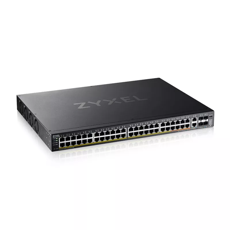 Zyxel XGS2220-54HP valdomas L3 gigabitinio eterneto (10/100/1000) maitinimo per eternetą (PoE) komutatorius
