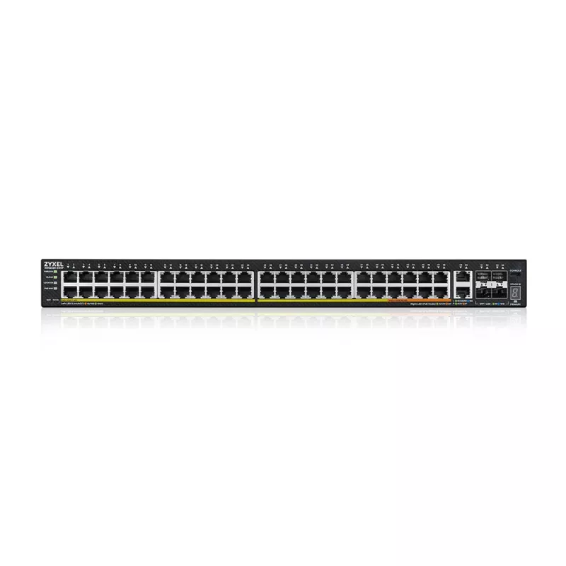 Zyxel XGS2220-54HP valdomas L3 gigabitinio eterneto (10/100/1000) maitinimo per eternetą (PoE) komutatorius