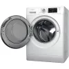 Whirlpool FFWDD 1076258 SV EE skalbyklė su džiovinimo funkcija, laisvai pastatoma, priekinio pakrovimo, balta