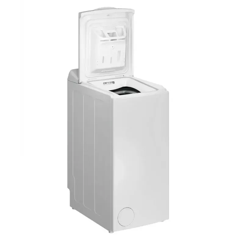 Skalbimo mašina su viršutiniu pakrovimu Indesit BTW L60400 EE/N — 6 kg, 1000 aps./min, 400×600×900 mm, balta