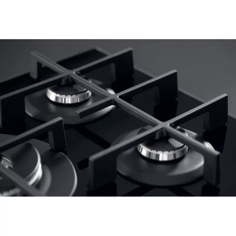 Whirlpool AKWL 728/NB Juoda įmontuojama dujinė kaitlentė 75 cm 5 zonų