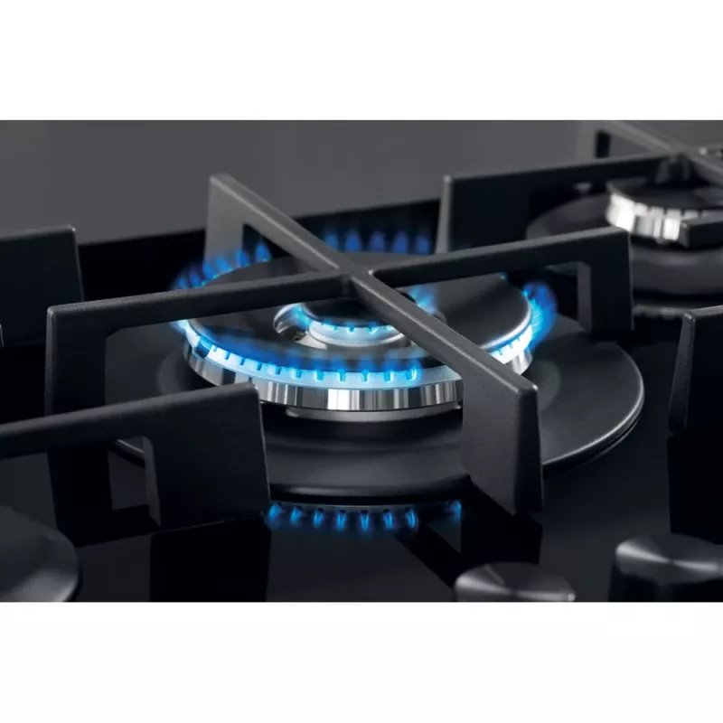 Whirlpool AKWL 728/NB Juoda įmontuojama dujinė kaitlentė 75 cm 5 zonų
