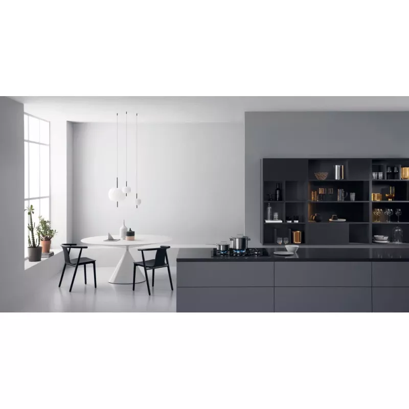 Whirlpool AKWL 728/NB Juoda įmontuojama dujinė kaitlentė 75 cm 5 zonų