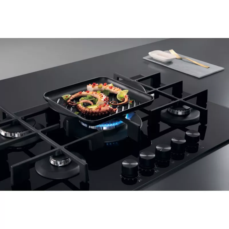 Whirlpool AKWL 728/NB Juoda įmontuojama dujinė kaitlentė 75 cm 5 zonų