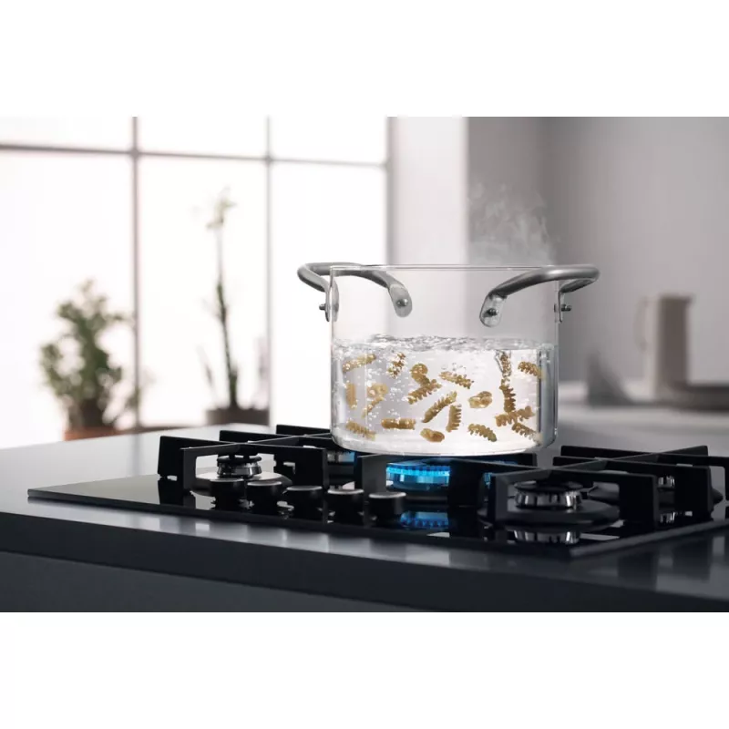 Whirlpool AKWL 728/NB Juoda įmontuojama dujinė kaitlentė 75 cm 5 zonų