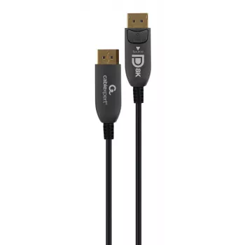 Gembird CC-DP8K-AOC-20M aktyvus optinis DisplayPort kabelis 20 m juodas