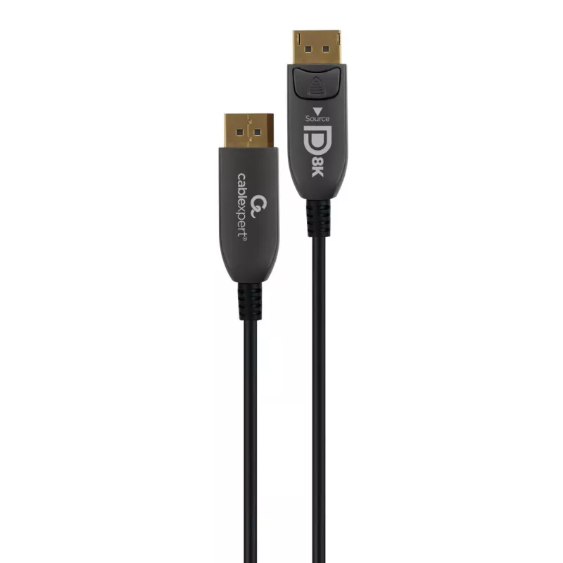 Gembird CC-DP8K-AOC-30M 30m juodas aktyvus optinis DisplayPort laidas