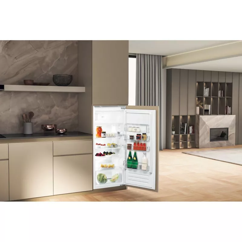 Whirlpool ARG 7342 įmontuojamas šaldytuvas su šaldikliu 189 L baltas