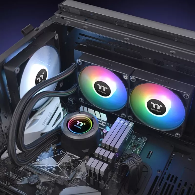 THERMALTAKE vandens aušinimas - TH240 V2 ARGB Sync viskas viename skystinis aušintuvas