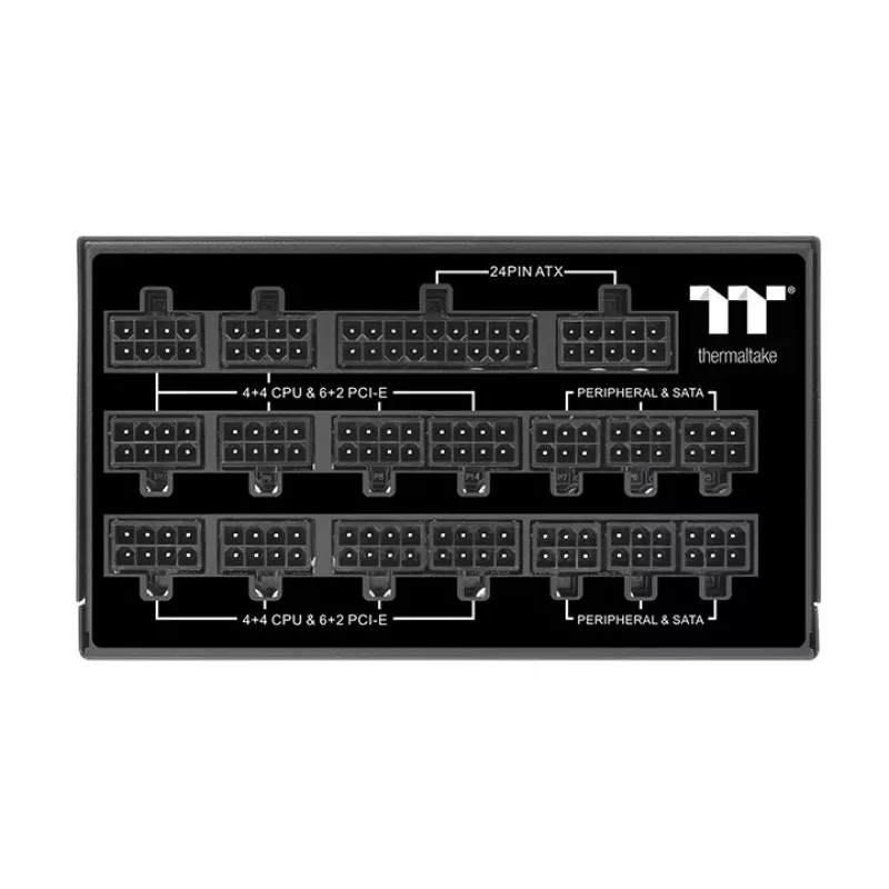 THERMALTAKE maitinimo blokas - Toughpower TF1 1550W - TT Premium Edition - 80 PLUS Titanium modulinis