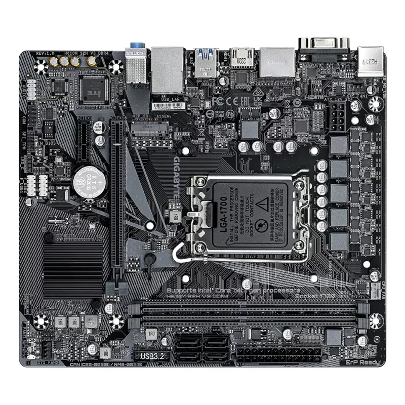 GIGABYTE H610M S2H V3 DDR4 pagrindinė plokštė