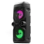 Nešiojamas stereo garsiakalbis SQUEAK SQ1004 Harmony BT 5.0, 40W RMS, Bluetooth 5.0, FM, LED, 8h baterija, Juoda