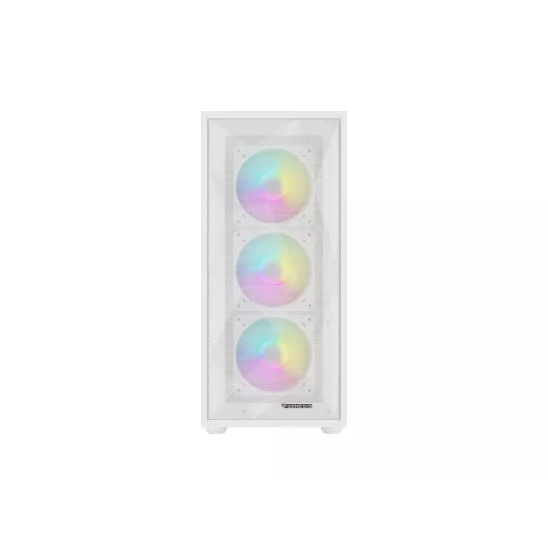 GENESIS Diaxid 605 ARGB Midi Tower Baltas