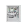 GENESIS Diaxid 605 ARGB Midi Tower Baltas