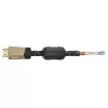 HDMI kabelis Hama 00205026 3 m HDMI A tipas (standartinis) Juoda, Rožinė