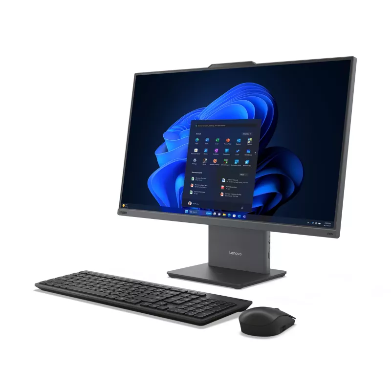 Lenovo ThinkCentre neo 50a 27 Gen 5 All-in-One kompiuteris, Intel® Core™ i3-1315U, 27 colių (68,6 cm) Full HD ekranas, 16 GB DDR5, 512 GB SSD, Windows 11 Pro, Wi-Fi 6, pilka