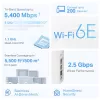 TP-Link Deco XE75 Pro AXE5400 belaidžio tinklo maršrutizatorius (triju juostų) Wi-Fi 6E, 500 m²