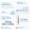 TP-Link Deco XE75 Pro AXE5400 viso namo „Mesh“ Wi-Fi 6E sistema (triju juostų), balta
