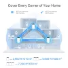 TP-Link Deco XE75 Pro AXE5400 viso namo „Mesh“ Wi-Fi 6E sistema (triju juostų), balta