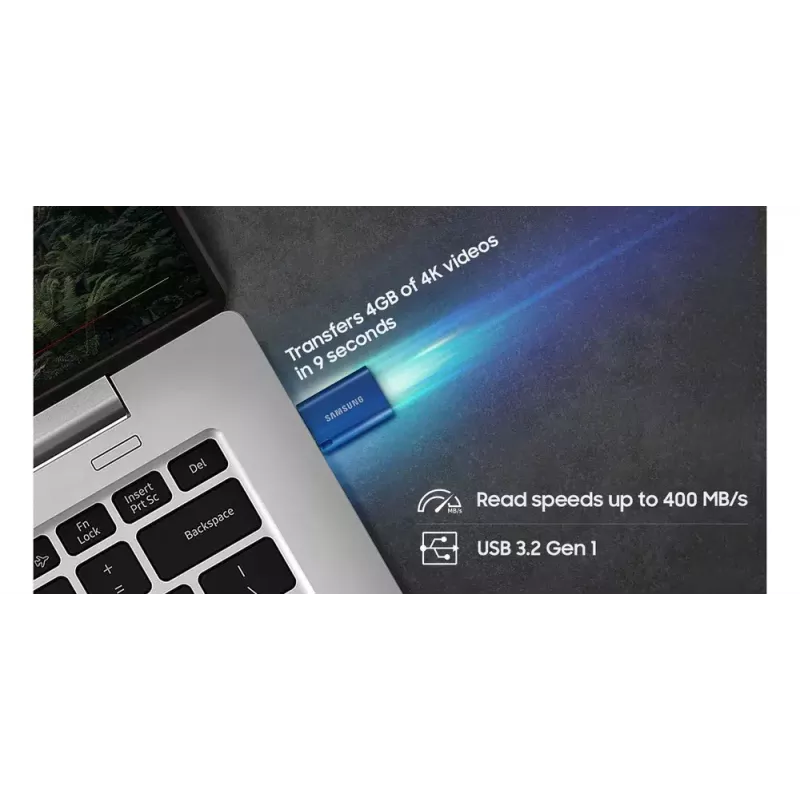 Samsung MUF-512DA USB atmintinė 512 GB USB Type-C 3.2 Gen 1 (3.1 Gen 1) Mėlyna