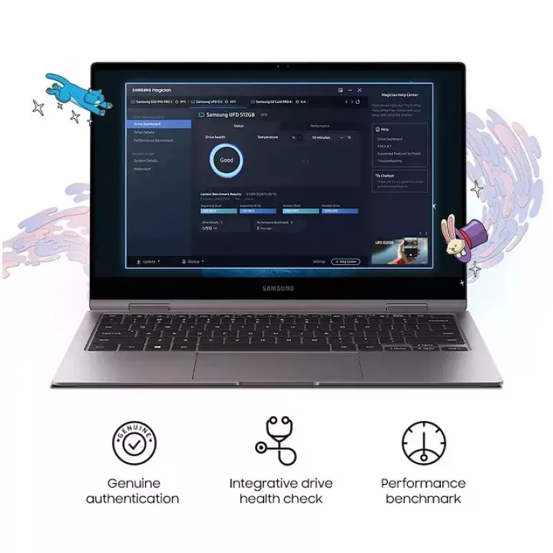 Samsung MUF-512DA USB atmintinė 512 GB USB Type-C 3.2 Gen 1 (3.1 Gen 1) Mėlyna