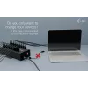 i-tec USB-C/USB-A Metal Įkrovimo + duomenų HUB, 15W vienam prievadui, 20x USB-C