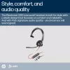HP Poly Blackwire 3310 Monofoninis „Microsoft Teams“ sertifikuotas USB-C ausinių rinkinys su USB-C/A adapteriu