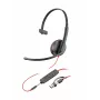 HP Poly Blackwire 3215 Monauralinis USB-C ausinių rinkinys su 3,5 mm kištuku ir USB-C/A adapteriu