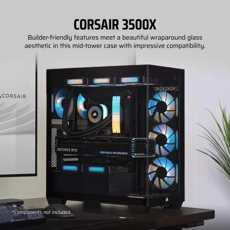 CORSAIR 3500X Mid-Tower korpusas