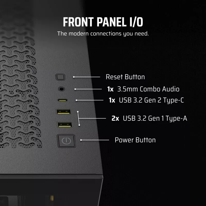 CORSAIR korpusas Icue Link 3500X RGB Mid-Tower