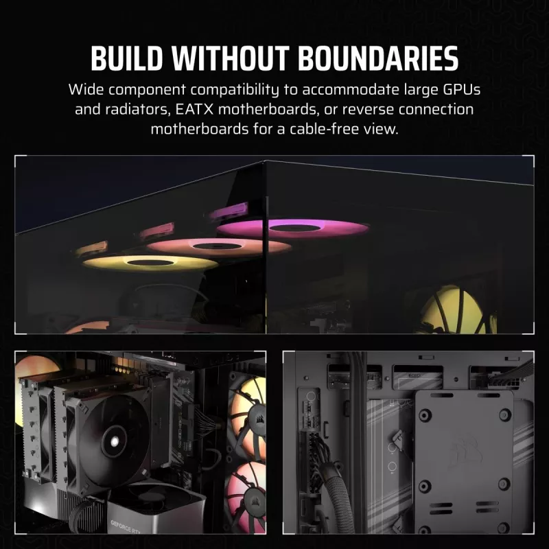 CORSAIR korpusas Icue Link 3500X RGB Mid-Tower