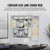 CORSAIR PC korpusas - Icue Link 3500X RGB Mid-Tower - Baltas