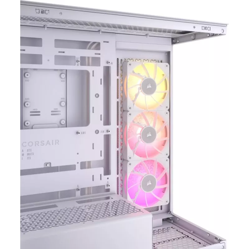 CORSAIR PC korpusas - Icue Link 3500X RGB Mid-Tower - Baltas