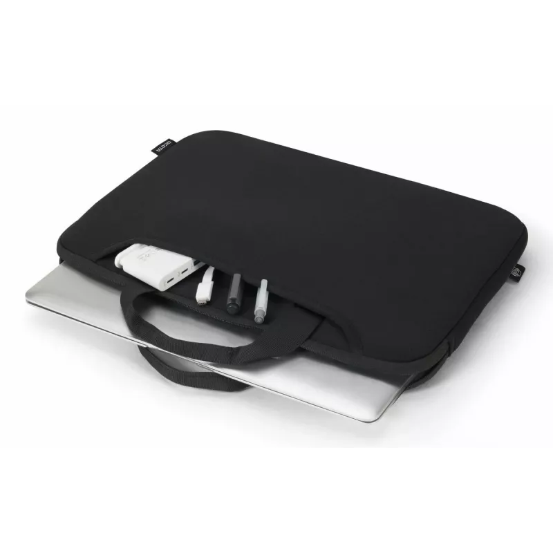 DICOTA Smart Sleeve One - 15-16 colių nešiojamojo kompiuterio dėklas - Juodas / Perdirbto džersio audinys