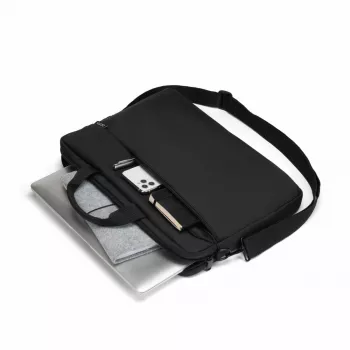 DICOTA Slim Case One - 14-16 colių nešiojamojo kompiuterio dėklas - Juodas / 300d perdirbtas poliesteris