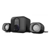 NATEC NGL-2111 namų audio mini sistema – 3 W RMS, 2 garsiakalbiai, 3,5 mm įvestis, 7,62 cm žemų dažnių garsiakalbis, juoda