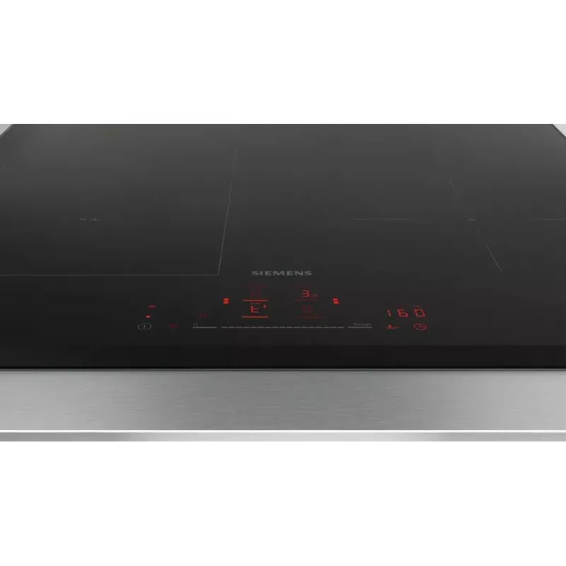 Siemens iQ100 ED651HSC1E Juoda įmontuojama 60 cm zoninė indukcinė kaitlentė 4 zonos