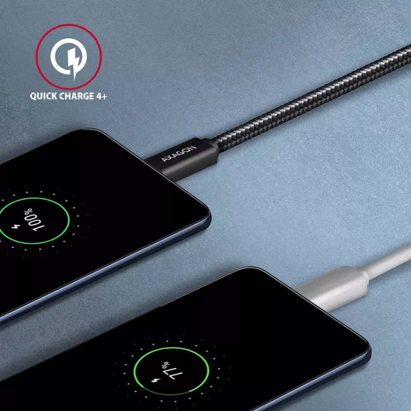 Axagon BUCM32-CM15AB SPEED+ USB-C <> USB 20Gbps/100W laidas 1,5 m