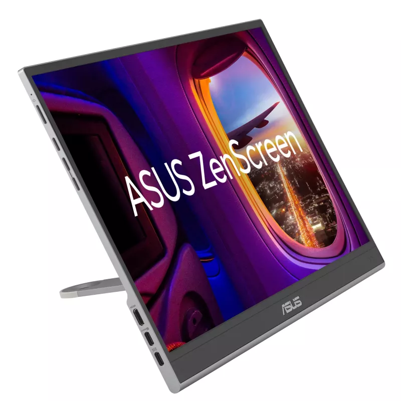 ASUS ZenScreen MQ16AHE nešiojamas monitorius 39,6 cm (15,6 colio) 1920 x 1080 pikselių Full HD OLED sidabrinis
