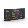 Žaidimų klaviatūra Savio SAVGK-PHENIX YELLOW USB RF Wireless Bluetooth Mechaninė 82 klavišų RGB