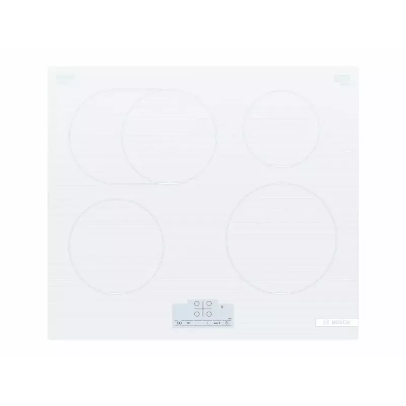 Indukcinė kaitlentė Bosch Serie 6 PIF612BB1E, 4 zonų įmontuojama, 60 cm, balta, jutiklinis valdymas