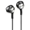 Hama Ocean II laidinės ausinės į ausį, skambučiams ir muzikai, USB Type-C, juodos ir sidabrinės spalvos